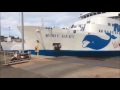 19 agosto 2015 traghetto contro la banchina nel porto di Porto Ferraio all’isola d’Elba