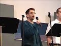signal mountain bible church men's quartet singing the tom fettke arrangement