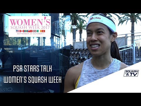 Squash: PSA Stars Talk Women's Squash Week