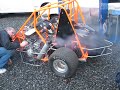 Yamaha R6 powered mini sprint running on alcohol. Yamaha R6 powered mini sprint running on alcohol.