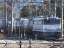 タキ編成、浜川崎出発 (東海道貨物線 貨物列車[5771レ])