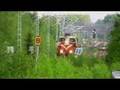 Light running Dv12 locomotive accelerating
