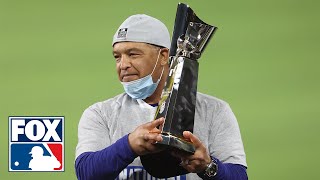 Dodgers celebrate winning NL pennant, manager Dave Roberts says, “This is our year” | FOX MLB by FOX Sports