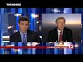 grosses tensions entre pujadas et juncker sur le plateau du 20h de france 2. 21 10 08