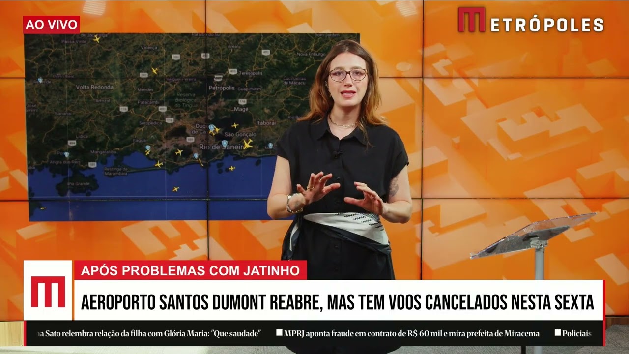 Aeroporto Santos Dumont reabre, mas tem voos cancelados nesta sexta