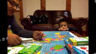 DANI  Jugando a leer en ingles y español.