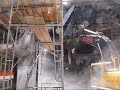 Tearing down part of the Filene\