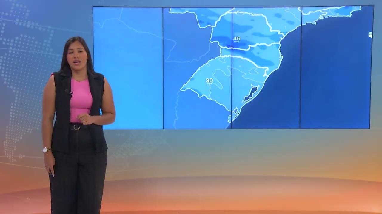 Sexta-feira será marcada por acumulados expressivos na região sul do Brasil | 24/10/2025