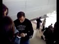 raphael ibanez , joueur du xi de france et des wasps , est venu nous rendre une petite visite � borda :-d