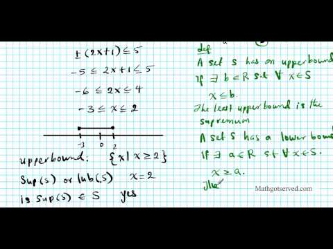 how to prove supremum