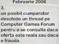 Marius Leontiuc Frauda vs Computer Games Forum