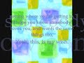 Rascal Flatts- My Wish (Instrumental/W lyrics)