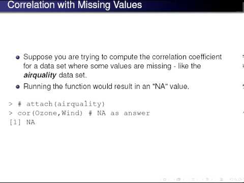how to eliminate missing values in r