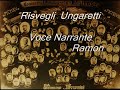 RAMON IL TAVERNIER,... Risvegli  Ungaretti