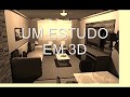 Projeto de decoração em 3D