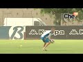 Dura sesión de entrenamiento para el Valencia CF