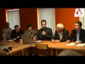 Prezentacja elementów małej architektury placu Jana Pawła II w Wadowicach (27.01.2012 r.)