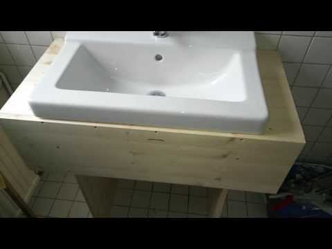 how to make a wooden sink