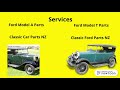 Ford model a parts