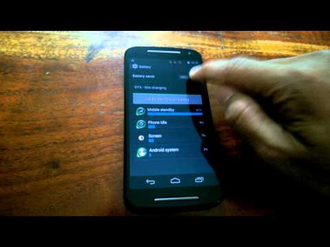 how to save battery on moto g