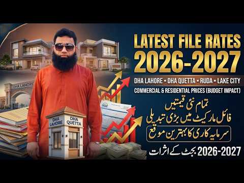 Latest DHA File Rate Updates Across All Phases | Residential & Commercial Plot Price Analysis