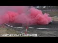 V8 Gemini Red Smoke Burnout Southcoast Nationals Moruya 2008