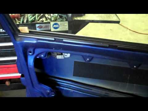 How to replace the door latch module and lock cylinder on a Passat Jetta Golf.