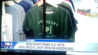 Has Heart, Michigan Non-Profit Pairing Veteran Michael "MYK" Roberts And 4 Others With Art