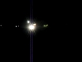 Audi R15 TDI braking for turn 10 around hour 11.5 in the 2009 12 hours of Sebring