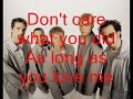 Backstreet Boys-As long as you love me*with lyrics*