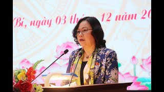 Đại biểu Quốc hội Ngô Thị Minh tiếp xúc cử tri TP Uông Bí