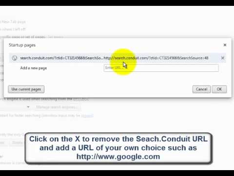 how to remove search conduit