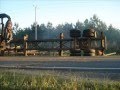 Log truck rollover w/ entrapment