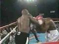 Henry Akinwande's knockdown of Lennox Lewis
