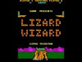 the attract mode for lizard wizard by techstar released in 1984.