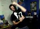me playing guitar partying at my house