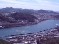 瑠璃山の不動岩の上からの眺めです。