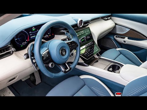 New Maserati GranTurismo Folgore Interior – Luxurious Italian Sports Coupe