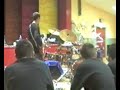 Tom Corcoran doing a drum clinic in 2005