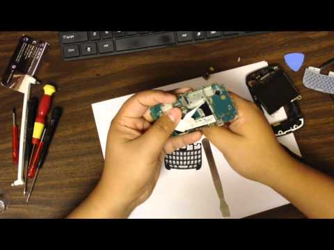 comment reparer la molette d'un blackberry