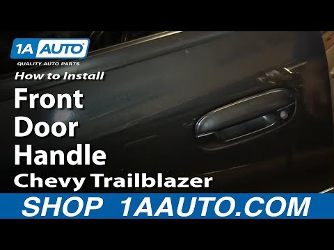 How To Install Replace Front Door Handle 2002-09 GMC Envoy Chevy Trailblazer