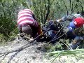 Sacando una Vstrom del Barranco