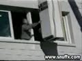 The fridge wont fit in the window