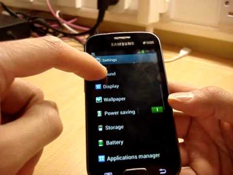 how to fasten samsung s'duos