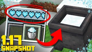 NEW Minecraft Snapshot: FREEZE Effect, Powder Snow, and more! (1.17 Cave Update)