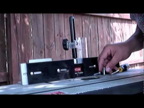 how to adjust ryobi router