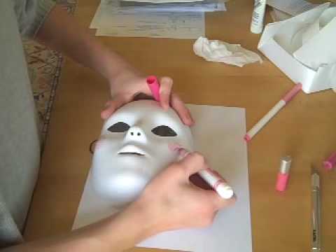 how to draw a v for vendetta mask