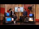 Patrick Martens bij het Schooltv-weekjournaal