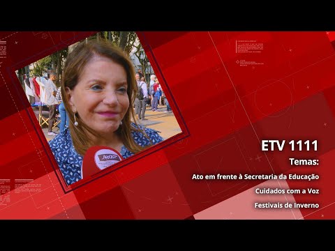 Ato em frente à Secretaria da Educação | Cuidados com a Voz | Festivais de Inverno