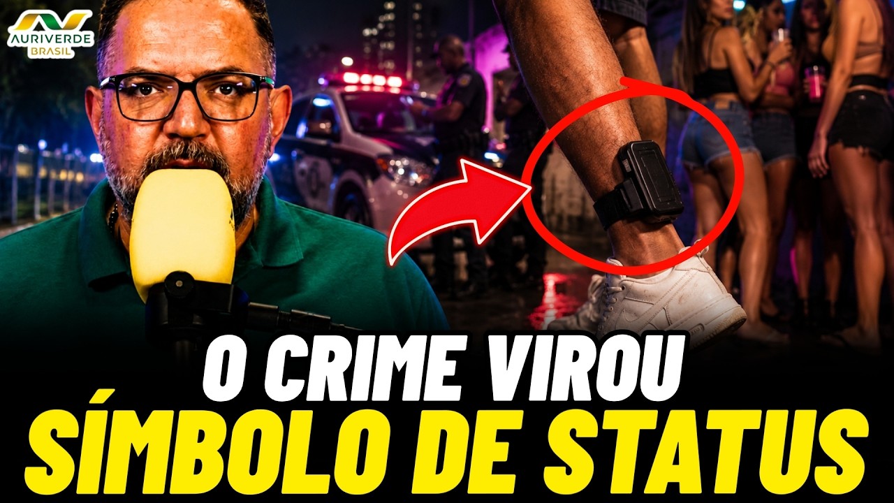 Polícia flagra homem com tornozeleira eletrônica falsa usada para conquistar mulheres